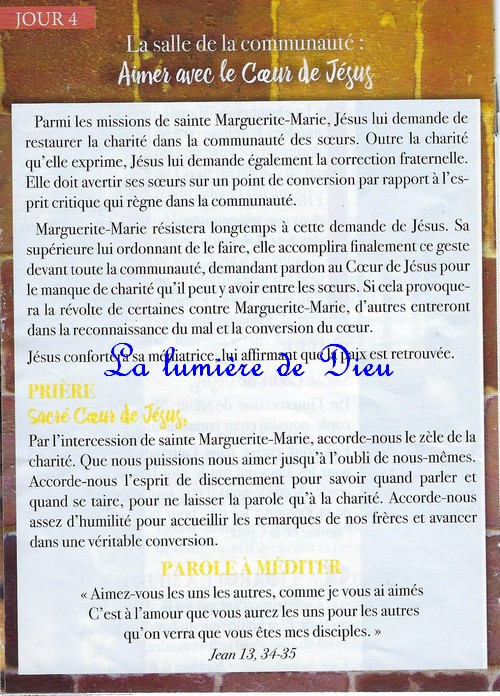 Neuvaine au Sacré Cœur (Paray le monial)