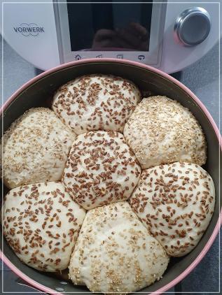 PAIN MARGUERITE AU SÉSAME COMPLET ET LIN AU THERMOMIX
