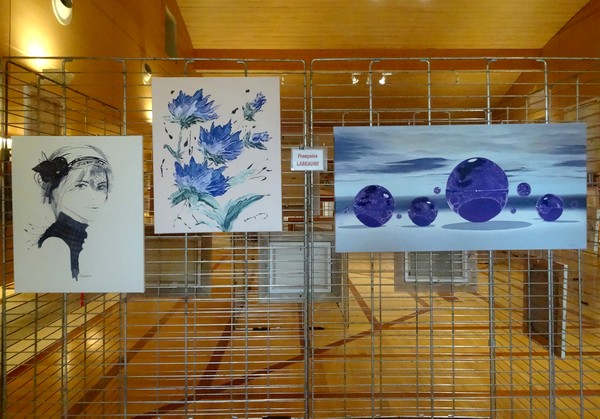 Les peintres de la Section peinture des Amis du Châtillonnais ont présenté leurs belles créations au Salon 2016