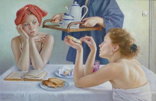 Francine Van Hove Young women Oil Paintings - ArtPeople.Net For Artists