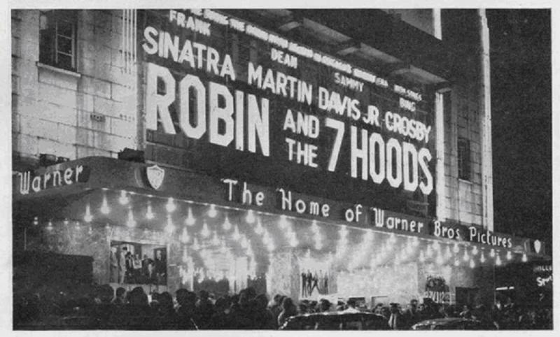 ROBIN AND THE 7 HOODS BOX OFFICE USA 1964