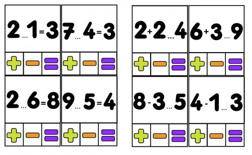 Cartes à pince et mathématiques