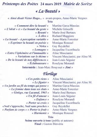 À SOREZE LE 24 MARS 