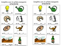 REVISIONS SONS OI / OU / ON / AN