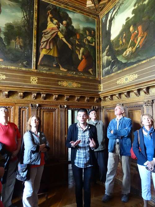 Visite du château d'Ancy le Franc, avec la Société Archéologique et Historique du Châtillonnais