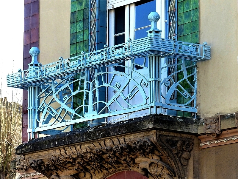 L'immeuble Villeroy & Boch rue Charles Pêtre à Metz...