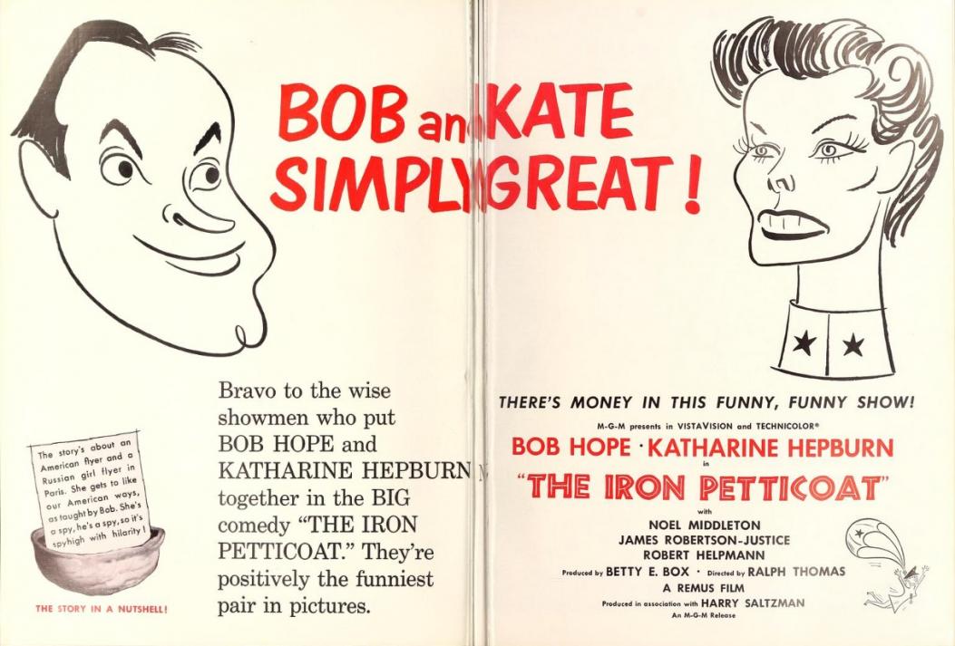 THE IRON PETTICOAT BOX OFFICE USA 1957