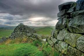 Hadrian's Wall was built between AD 122 and AD 127 in England