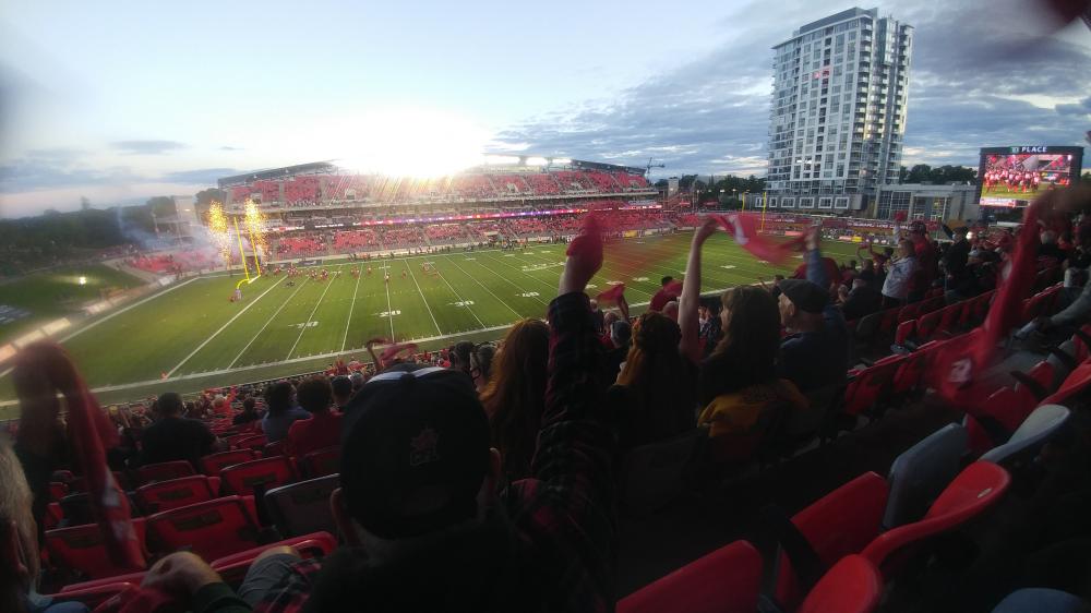 Montreal Alouettes versus Ottawa Redblacks on September 3rd 2021