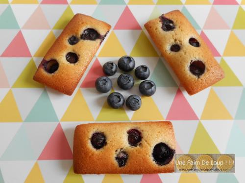 Financiers aux myrtilles