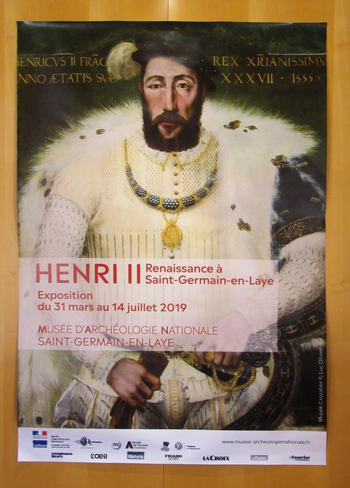 Lors du voyage de la SAHC au Musée National de l'Archéologie, nous avons pu visiter une exposition sur Henri II