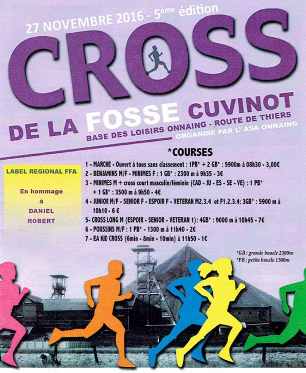 Cross de la fosse Cuvions, à Onnaing