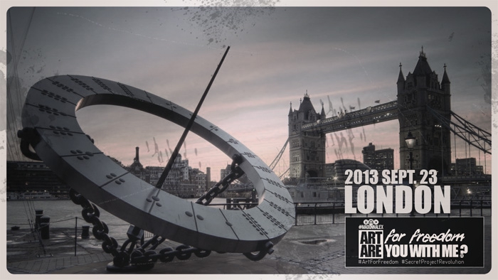 The #SecretProjectRevolution dévoilé dans les rues de London et au Tate Museum