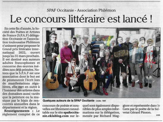 ANNONCES DU CONCOURS