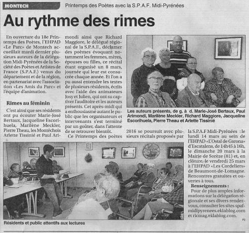 FEUILLES PRINTANIÈRES