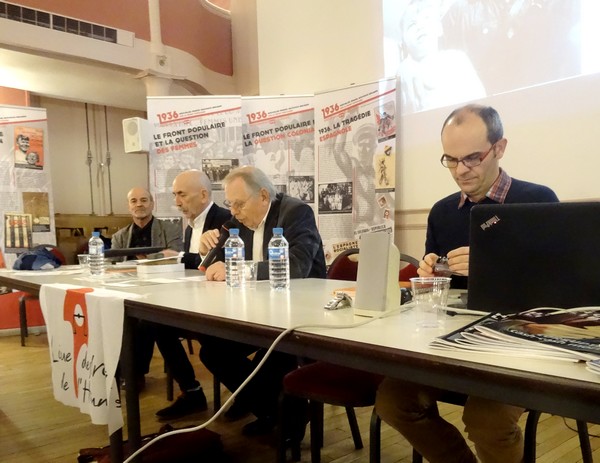 Trois conférenciers ont évoqué le Front Populaire, lors de conférences proposées par  la Ligue des Droits de l'Homme de la section de Châtillon sur Seine...