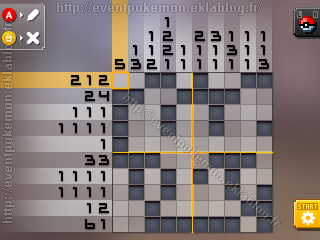 Feuforêve Pokémon Picross