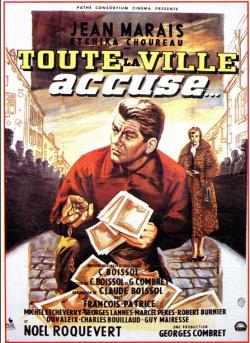 TOUTE LA VILLE ACCUSE BOX OFFICE FRANCE 1956