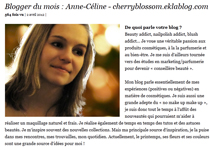 Parution dans la presse