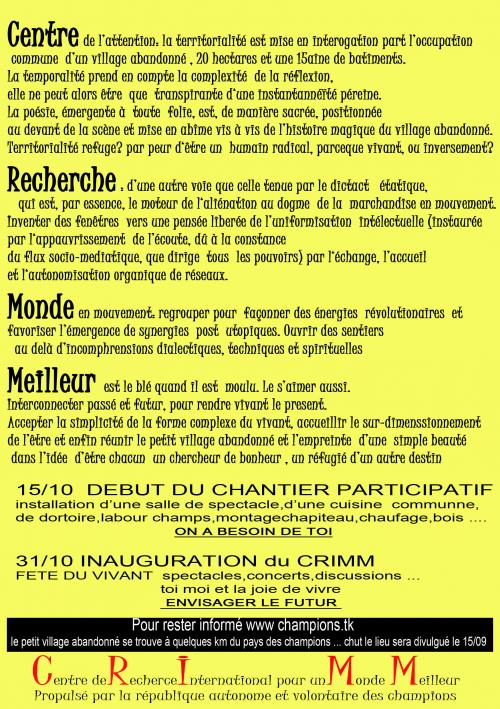 ON OUVRE LE CRIMM ET C EST PAS UN CRIME 