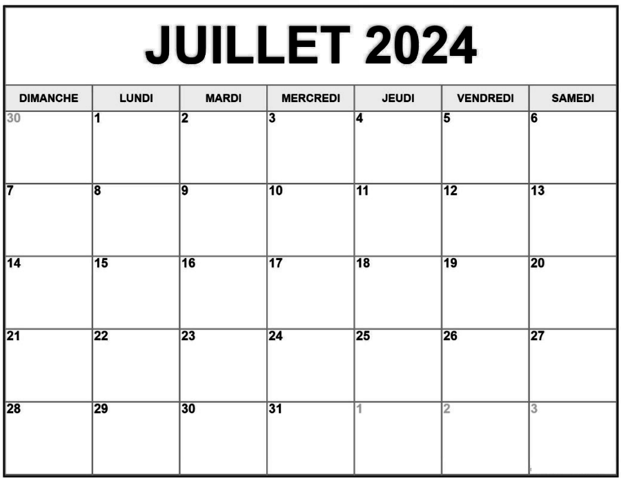 Juillet 2024 série 4