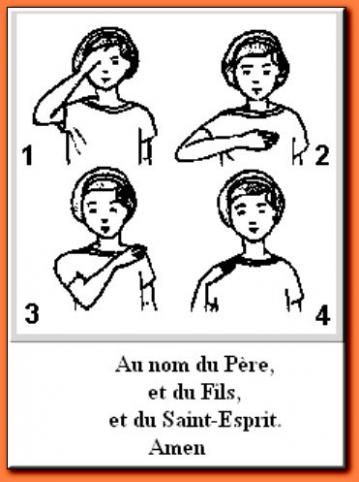 Le signe de croix
