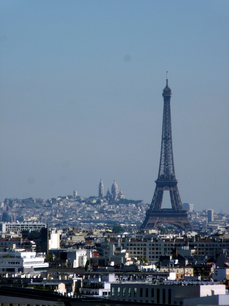 Montmartre et tour Eiffel