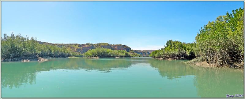 20/09/2022 : après la longue recherche de Crocodile marin (Crocodylus porosus) à Porosus Creek, enfin nous en verrons un ! - Hunter River - Prince Frederick Harbour - Kimberley - Australie