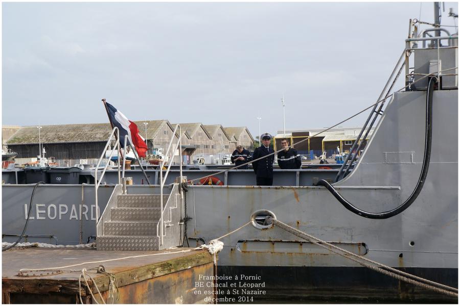 Escale des BE Chacal et Léopard à St Nazaire