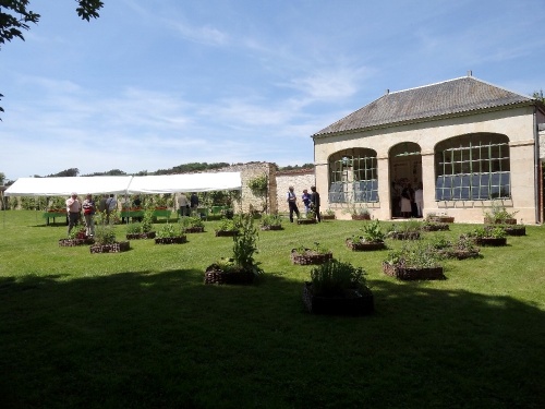 Exposition-Vente de plantes aromatiques  au Château de Montigny sur Aube...