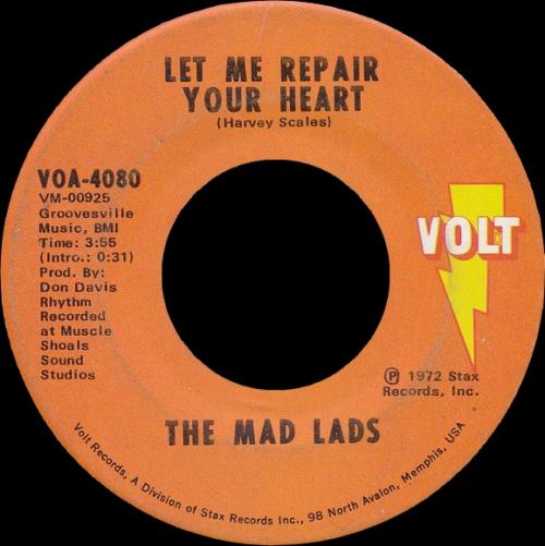 The Mad Lads " The Mad , Mad , Mad , Mad , Mad Lads " Volt Records VOS-6005 [ US ]