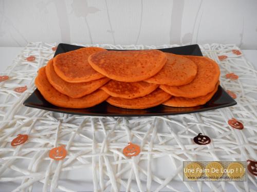 Pancakes d'Halloween à la fleur d'oranger