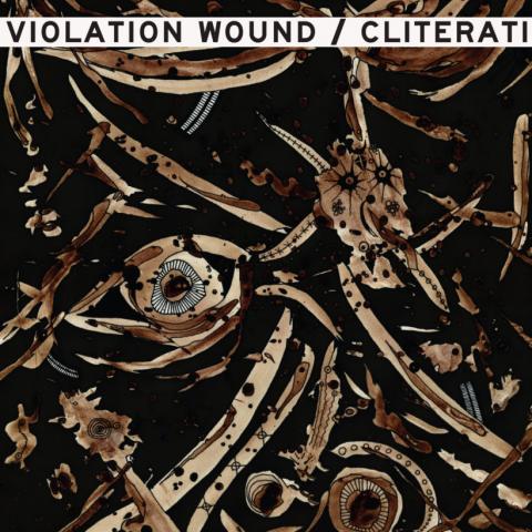 VIOLATION WOUND / CLITERATI - Détails et extraits du split LP