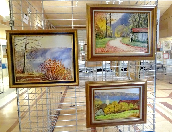 Les peintres de la Section peinture des Amis du Châtillonnais ont présenté leurs belles créations au Salon 2016