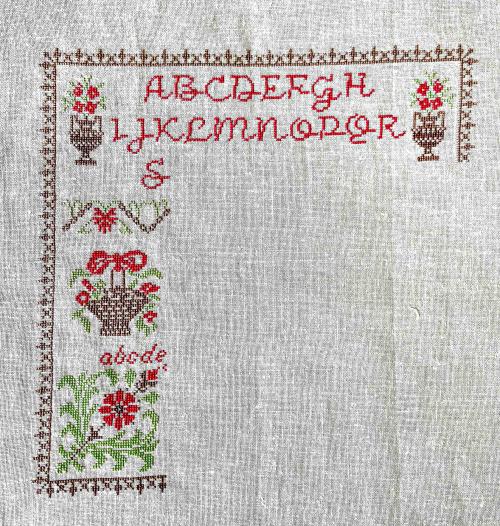 SAL Sampler fleuri étape 7