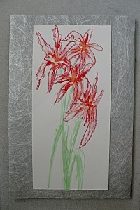Tableaux - Gouache encadrée - 