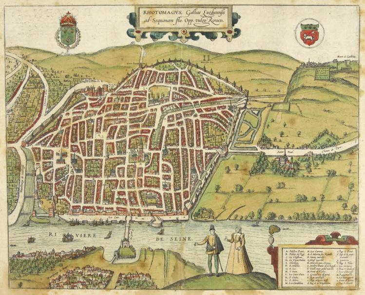 LES REMPARTS DE ROUEN (Seine-Maritime)