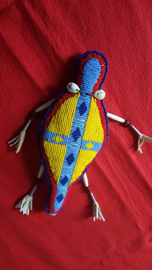 turtle Beaded Amulet