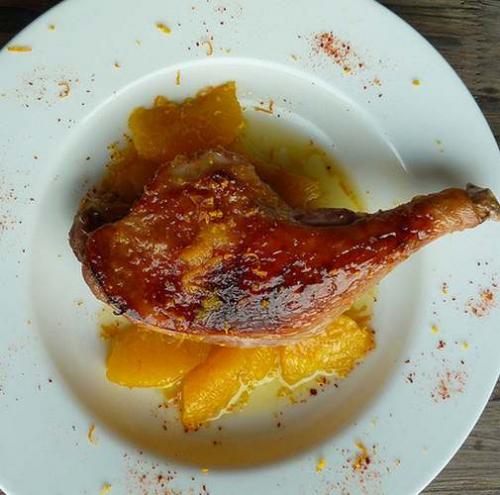 Recette de cuisine : Canard à l'orange