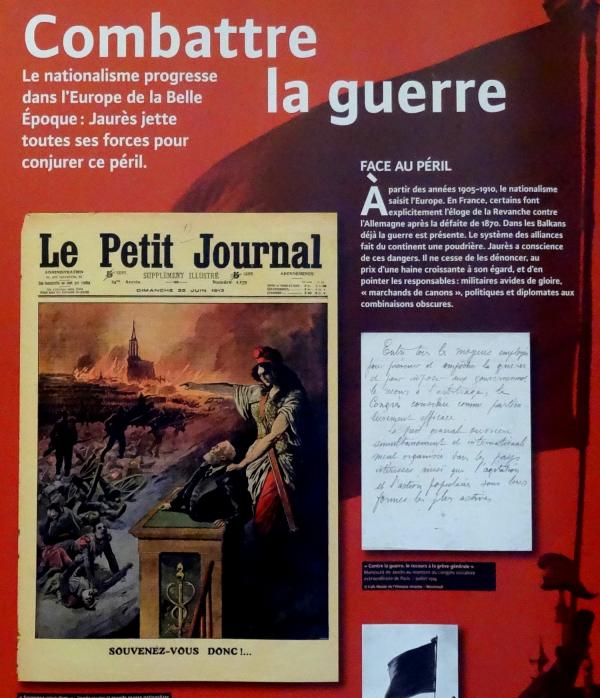"Jaurès, un pacifiste pragmatique" une exposition proposée par la Ligue des Droits de l'Homme