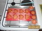 Cœurs de muffins aux éclats de pralines roses