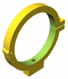 Bracket system for Samyang 135 f:2 telephoto lens