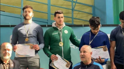 Ouchaoua en vert Champion d'Alger Kata Messieurs 2023