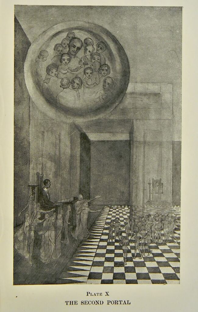 ➤ L'étrange peinture maçonnique mettant en scène des enfants dans une loge -The Second Portal