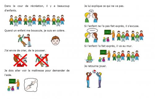 Les scénarii sociaux à l'école