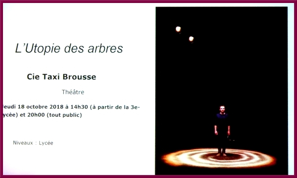 Présentation de la saison 2018-2019 jeune public, au théâtre Gaston Bernard de Châtillon sur Seine