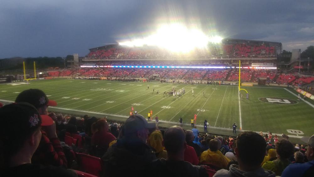 Ottawa Redblacks versus Winnipeg Blue Bombers at TD Place on June 13th 2024