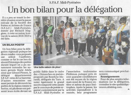 UN BON BILAN