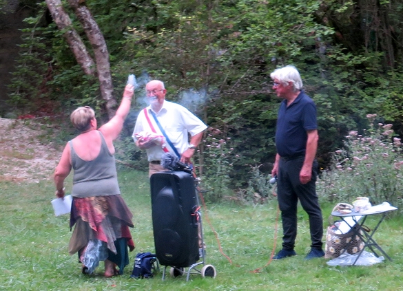 La Fee Greg nous a attendus à Etalente le 24 août !