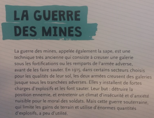 La guerre des tranchées
